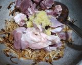 A picture of step 2 of Mutton kadahi.