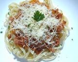 Foto langkah ke 6 dari resep Fettuccine Bolognese (Praktis, Mudah, Enak).