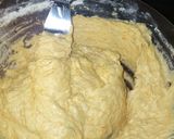 A picture of step 6 of Harriet Kisali's vanilla cake.