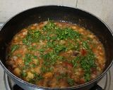 A picture of step 8 of Ghugni ---- A Bengali Street Snack, highly nutritious that you cannot deny.