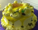 A picture of step 2 of Rasmalai cake.