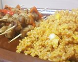 Foto del paso 6 de la receta Ensalada templada de bulgur con pinchos morunos (vegano)