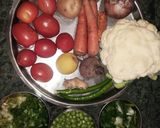 પાઉં ભાજી(Pav bhaji recipe in gujarati) રેસીપી સ્ટેપ1ફોટો