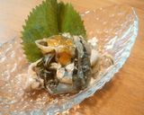 A picture of step 4 of Carp Skin with Sweet Vinegar Miso Sauce.