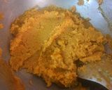 A picture of step 4 of Rava Kesari.