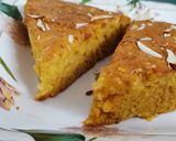 A picture of step 2 of Delicious mango spongy milk cake.