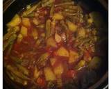 Okra in a terracotta casserole dish recipe step 7 photo
