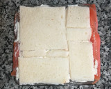 Foto del paso 9 de la receta: Pastel frío de salmón, surimi, queso de untar y nueces 🐟🍞🧀🏖️