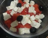 Foto del paso 4 de la receta: Ensalada de sandía y queso feta con vinagreta de olivada