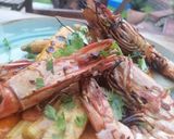 A picture of step 7 of Prawn satay.