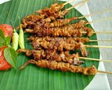 Foto langkah ke 4 dari resep Sate Jamur Tiram Hohah.
