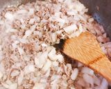 A picture of step 3 of Easy for Everyone! Popular Minced Meat and Onion Omelet.