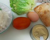 A picture of step 2 of Vegetable and Tuna Sandwich.