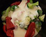 A picture of step 8 of My Slow Cheesey Chicken and Broccoli bake.