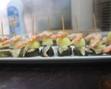 Foto del paso 5 de la receta: Banderillas de gambas con patatas