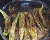 A picture of step 5 of Fried chillies.