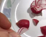 A picture of step 2 of Radish Flower⚘.