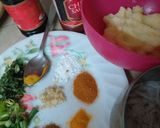 A picture of step 1 of Wheat flour aloo kachori.