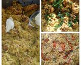 A picture of step 3 of Chicken Breyani & Dhall.