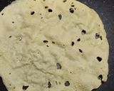 A picture of step 1 of Masala papad.
