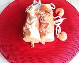 Foto del paso 6 de la receta Pirámide de palmitos con salmón, gulas y migas de atún #rapidas