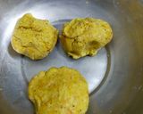 A picture of step 1 of Bafla Baati and Daal with Spinach.