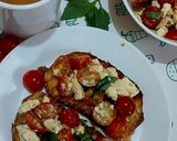A picture of step 3 of Tomato feta bruschetta.