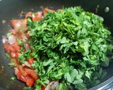 A picture of step 3 of Methi gobhi paneer burji.