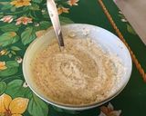 Une image de l'étape 6 de Sauce au fromage blanc, épices et parmesan.