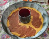 Foto del passaggio 5 della ricetta Ciambella marmorizzata zucca e cacao