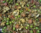 A picture of step 2 of Winter Veg-cheesy Rice casserole(indian style).