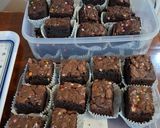 Foto langkah ke 6 dari resep Chocochip rainbow brownies.
