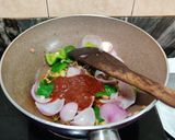 A picture of step 5 of Dry Schezwan Paneer.
