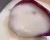 A picture of step 2 of Pudding sirsak (Soursop pudding).