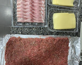 Foto del paso 1 de la receta: Rollo de carne con queso y jamón