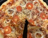 Foto langkah ke 8 dari resep Pizza Panggang Renyah dan Enak.