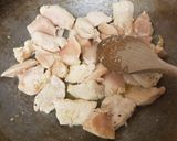 A picture of step 2 of My Garlic Buttered Chicken. 😁.