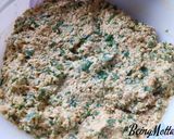 A picture of step 1 of Oats-Spinach Muthiya.