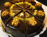 صورة لخطوة 1 من وصفة الفادج كيك 🍰