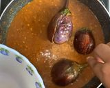 A picture of step 11 of Masala Baigan Curry.