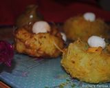 A picture of step 13 of Pasta vermicelli nest with mashed potatoes.