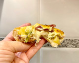 Foto del paso 14 de la receta: Pizza rústica de jamón serrano, patatas y calabacín