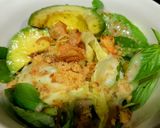 Hình bước làm 3 của món Salad trái bơ