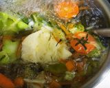 A picture of step 1 of Clear Phytochemical Soup.