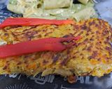 Foto del paso 3 de la receta: Tortilla de repollo y zanahorias al horno