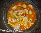 Foto langkah ke 3 dari resep Seblak cilok (aci).