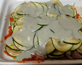 Foto del paso 6 de la receta: "Lasaña" de calabacín y pollo