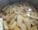 Foto del paso 1 de la receta: Crujiente de queso con berenjenas especiadas