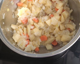 Foto del paso 3 de la receta: Crema de patata con verdura y solomillo de pollo rebozado