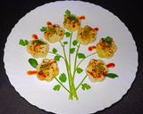A picture of step 5 of Khatta dhokla.